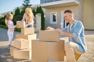 family moving new house